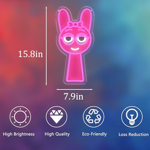 Image of AHlove Game Neon Signs for Wall Decor，LED Neon Lights for Bedroom、Man Cave，Birthday、Christmas Gifts for Teenage Girls