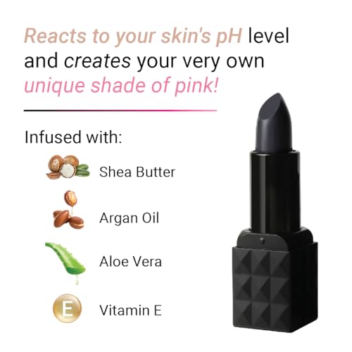 Image of Iba Must Have Black to Pink PH Lipstick, 3.5g | Moisturizing & Long Lasting | Glossy Finish | Enriched with Vitamin E & Argan | Halal Certified & Vegan Makeup