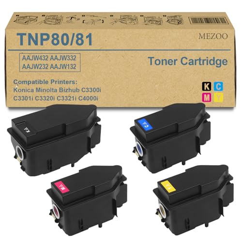 Image of TNP80 TNP81 Toner Cartridge High Yield AAJW132 AAJW432 AAJW332 AAJW232