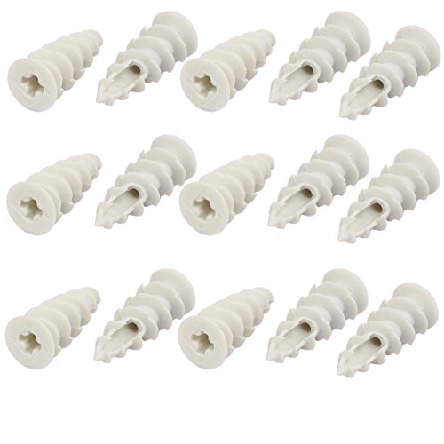 Aexit 14mm x 38mm Nylon Hollow-Wall Self-Drilling Drywall Anchor 15pcs (556ec8593219efba057ad89247055793)