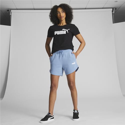 Puma Damen ESS Shorts mit hoher Taille, 12,7 cm, Zen Blue, X-Klein – Ansicht 5