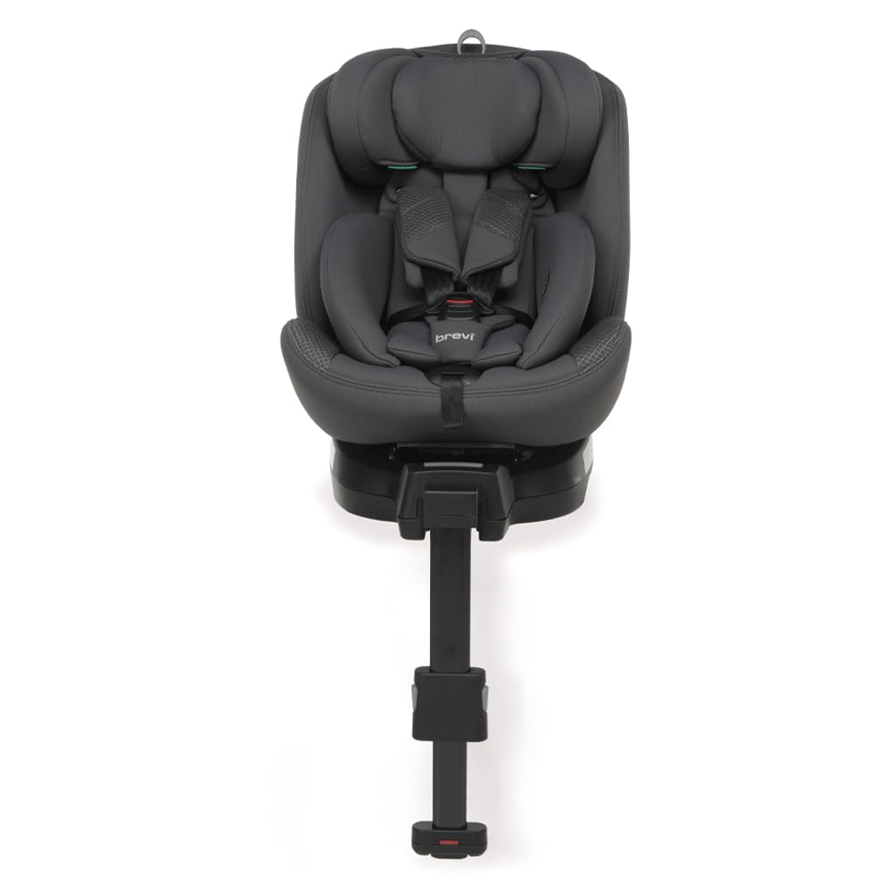 Brevi Hop i-Size seggiolino auto girevole a 360° per bambini da 40 a 150 cm di altezza, Grey