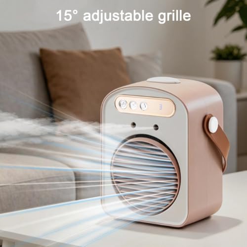 Ventilateur portable de bureau sur batterie été maison et voyage