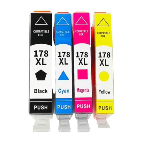 Cartouche d'encre 178 compatible imprimante de bureau C5383 C309a jet d'encre