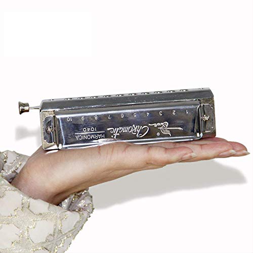 Nouvel Harmonica Chromatic Blues Harmonica C Key W 10 trous 40 tons - Les Beatles, Paul McCartney, John Lennon, RIngo Starr, George Harrison Nouvel Harmonica Chromatic Blues Harmonica C Key W 10 trous 40 tons – Image 6