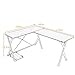 DlandHome L Mesa Escritorio de la computadora 120cm+110cm, Ordenador Portátil para PC...