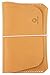 Leather Passport Holder for Men & Women - Genuines Wallet Case for 1 or 2 Passports (Mustard)
