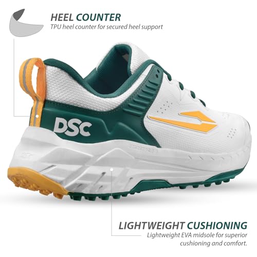 Image of DSC Endgame Cricket Shoes with Durable Rubber Studs; Professional Cricket Footwear for Batting, Bowling, and Fielding