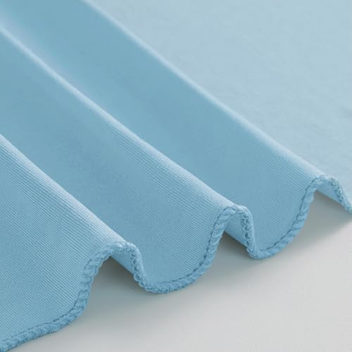 2 Pack Highboy Cocktail Table Cover Skirt Tablecloth (32" x 43", Lake Blue) by iEventStar - Used condition - Image 5