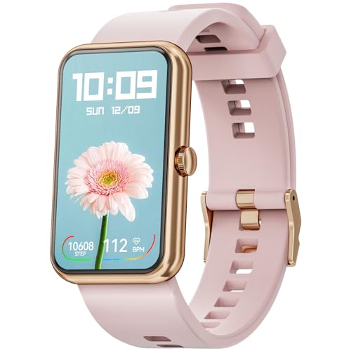 Smart Watch, Fitness Tracker with Heart Rate Monitoring, Blood Pressure, Blood Oxygen Tracking, 1.47 Inch Touch Screen Smart Watch, Fitness Watch for Women and Men, Compatible with Android iPhone iOS