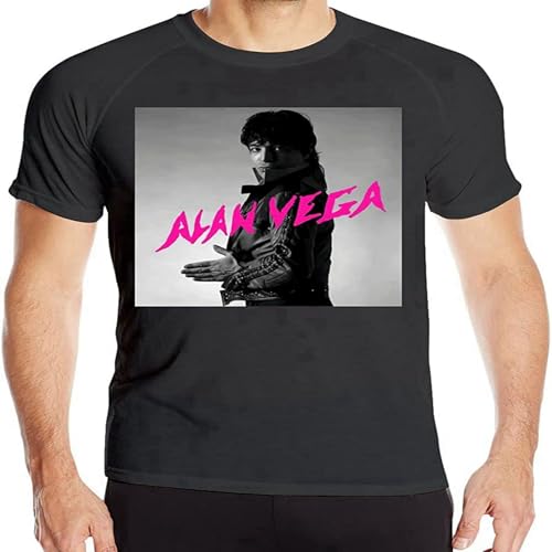 CRIFFIN Alan Vega Alan Vega Quick Dry Shirt T-Shirt Riding Training Compression Sport Tee Black XL