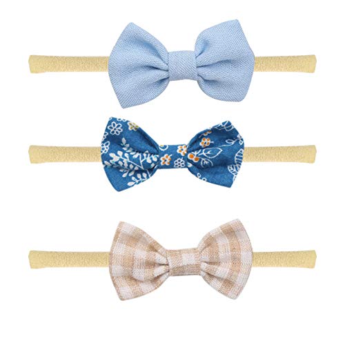 COUXILY Bandas para bebés vendas para la cabeza Elástico Nylon Head Band para bebé infantil Toddler Photo Props (B03)