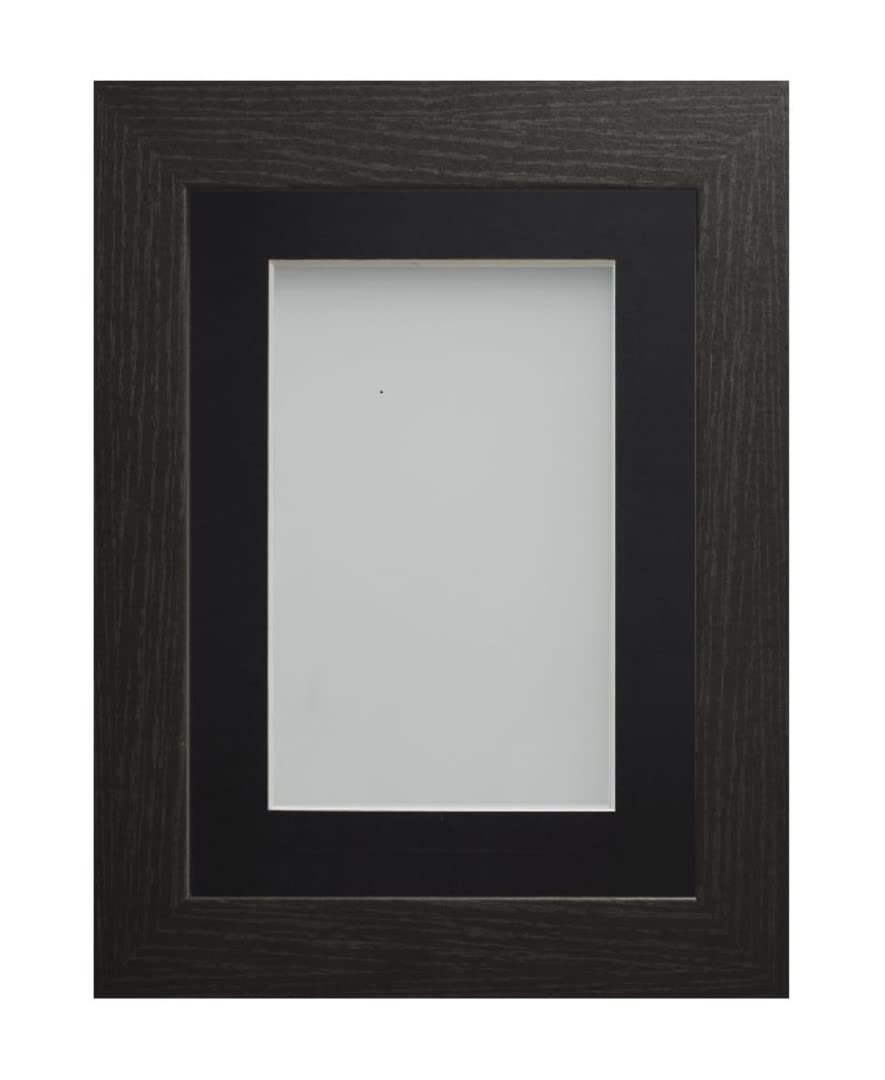 Frame Company Watson Black Picture Photo Frame fitted with Perspex, 36x24 inch with Black Mount for image size 30x20 inch