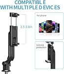 Mini Selfie Stick Tripod, Pocket Flex Tripod Phone Android Phone Grip, Portable Small Size Travel Compact Selfie Stick with Remote, Handheld Metal Mount Live Streaming, Video Recording