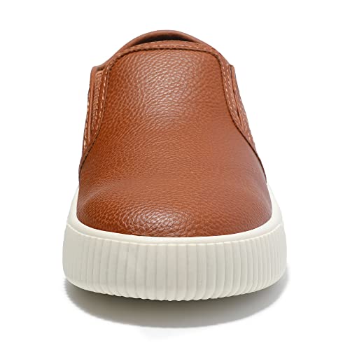 HOMEHOT Boys Slip on Sneakers Casual Dress Shoes Faux Leather Loafers (Toddler,Big Kids, Little Kids)3