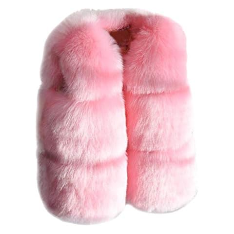 Little Girls' Faux Fur Winter Gilet Cover