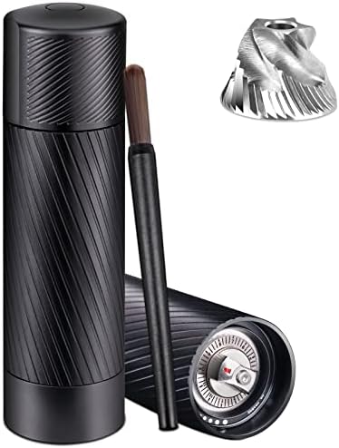 Pepper Grinder, Homnoble Professional Grade Pepper Grinder, Heavy Duty Pepper Mill, Refillable Aluminum Manual Pepper Mill with Adjustable Coarseness and Stainless Steel Blade