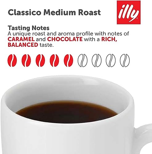 Illy Coffee, Iperespresso Capsule, Medium Roast Espresso Pods, Compatible With Illy Iperespresso Machines, 21 Count (Pack Of 6) #TOP3