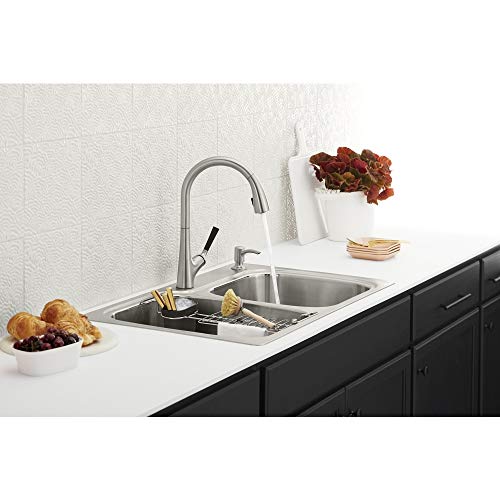 Kohler K-R75791-2Pc-Na All-In- One-Kit Kitchen Sink, Brushed Stainless #TOP4