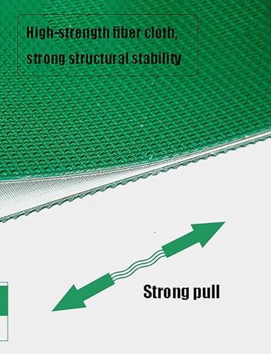Zielony przenośnik taśmowy PVC o grubości 4 mm – przemysłowy pas do produkcji komercyjnej, obsługa ciężkich materiałów zwiększona wydajność niezawodne rozwiązania transportowe