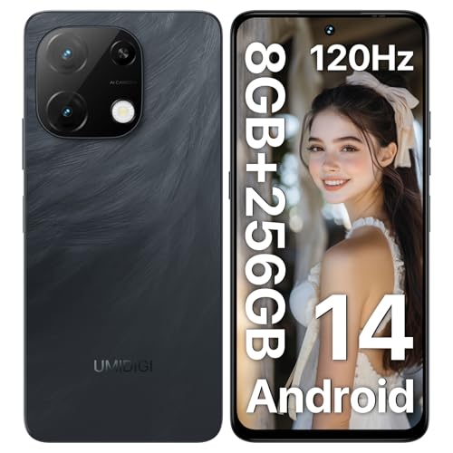 Amazon | UMIDIGI Note 100A Android 14 スマホ 120Hz 6.8インチ