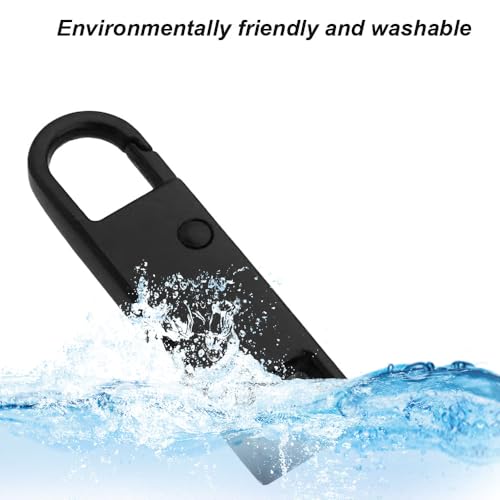 Reißverschluss Zipper, 12 Stück Ersatzteile Reißverschluss Zipper, Metall Zipper Pull, Abnehmbares Metall Zipper Pull, Reißverschluss Ersatz, für Geldbörse, Kleider, Jeans, Koffer, Gepäck