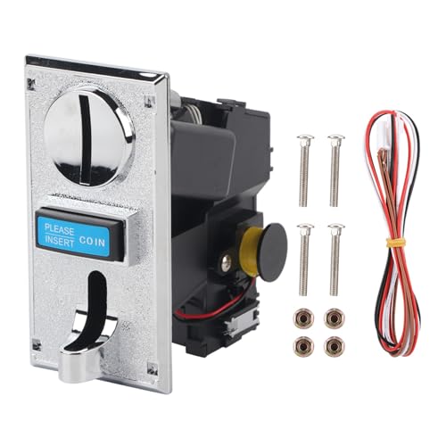 VOBOR Coin Acceptor,Münzautomat für Waschmaschine Spielautomat,Greifarm Automat und Multi Münzeinwurf für Automaten,Glücks Spiel Automaten