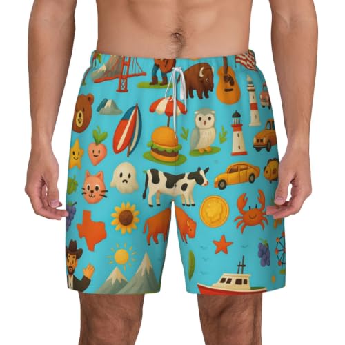 Traje de baño para hombre cómodo con bolsillos para evitar rozaduras en playa y surf
