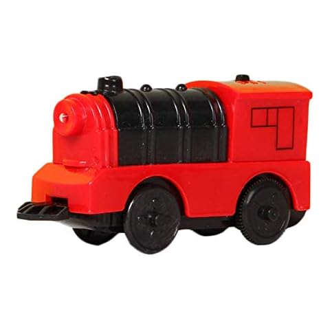 Battery Operated Action Locomotive Train (Magnetic Connection) - Powerful Engine Bullet Train Set Fits T homas Brio Wooden Tracks - Electric Magnetic Train Toy for Kids Boys Girls Birthday Gifts Cover