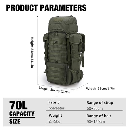 Mardingtop 70L Military Backpack