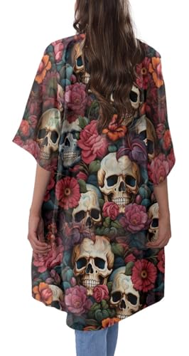 GLUDEAR Women's Oil Painting Paint's Starry Sky 3D Printed Long Cardigan Outwear Coat Plus Size S-4XL