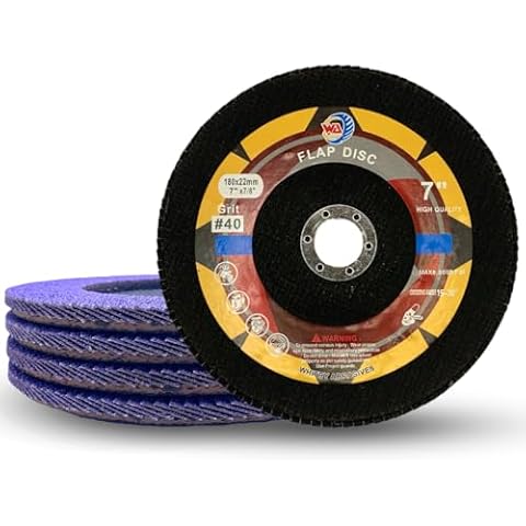 WA GRINDER 5PACK 7" Zirconia Flap Discs Cover