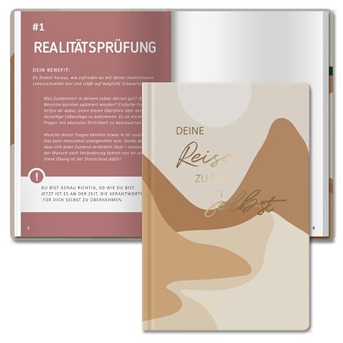 Date mit mir selbst, Achtsamkeitstagebuch A5 - Meine Reise zu mir selbst: 23 Übungen für mehr Selbsterkenntnis, Cover-Varianten, Inspirierende Fragen über deine Wünsche & Ziele, Selbstliebe buch
