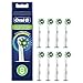 Oral-B Cross Action Clean Maximiser Brossettes de rechange pour Brosse à Dents Électrique Format Spécial Boîte Aux Lettres, Pack de 8