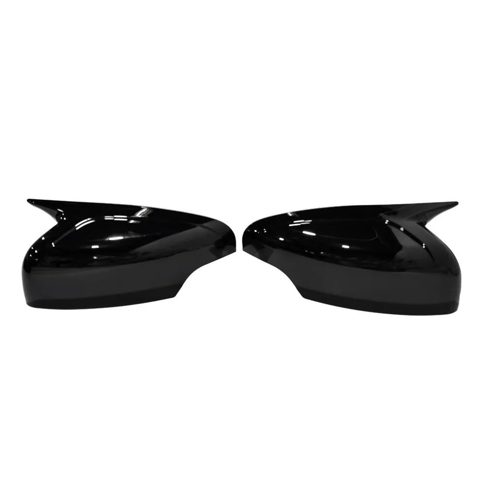 Coque rétroviseur noir brillant style corne de bœuf pour Volvo XC60 2P