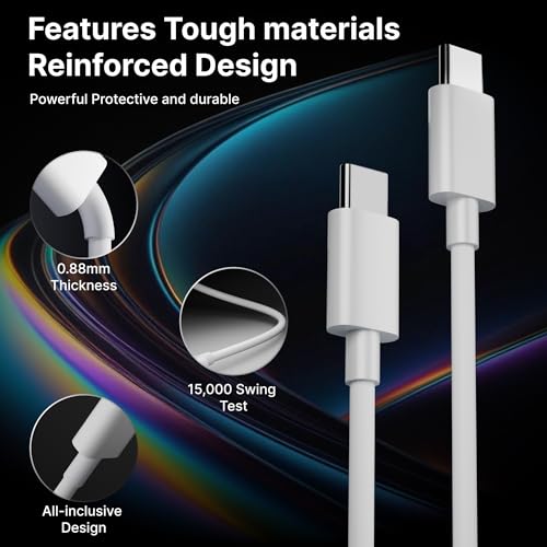 Image of AILKIN 45W USB-C Fast Charging Adapter with USB-C to Type-C Cable Compatible with Google Pixel 10 /10 Pro /10 Pro XL /10 Pro Fold, Pixel 9 Series, Pixel 8 /7 /6 /5 Series, Chromebook & More