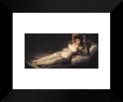 Clothed Maja 15x18 Framed Art Print by Goya, Francisco de