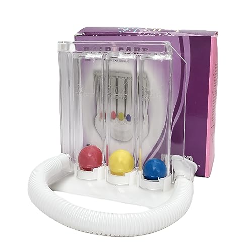 Lung Exerciser | 3 Ball Spirometer | Incentive Respirometer | Bre...