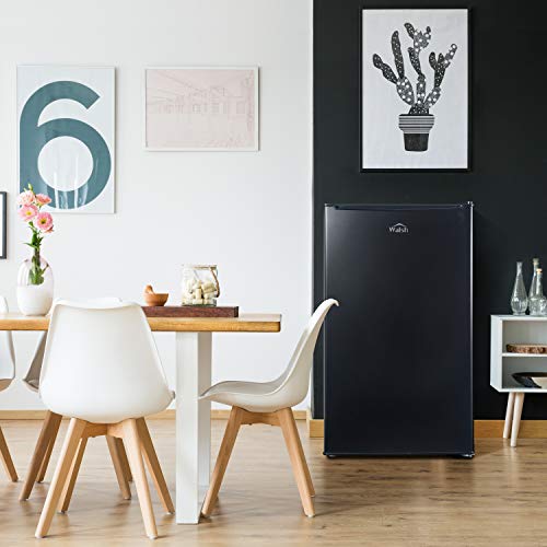Walsh WSR35BK Compact Refrigerator,Single Door Fridge, Adjustable