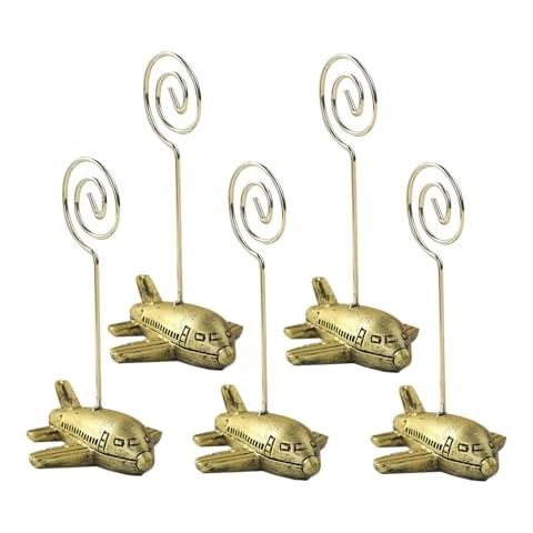 Set of 5 Resin Aircraft Memo Holders Cover