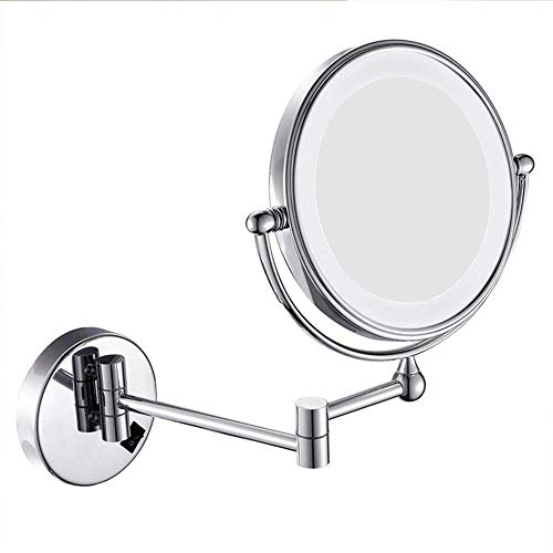 Miroir grossissement 5X pour salle de bain extensible et rétractable - 2