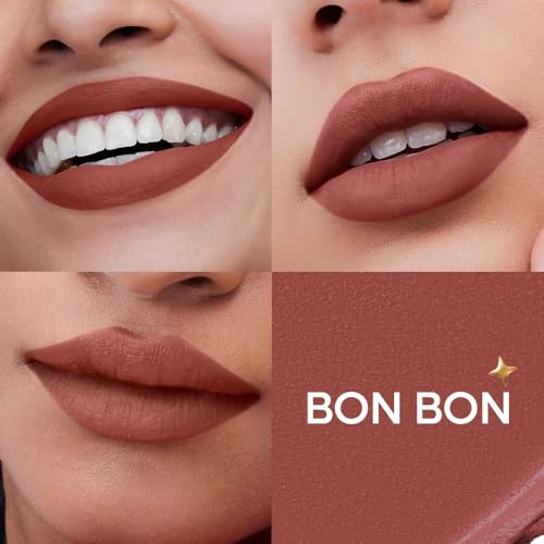 Image of Nykaa Matte to Last No Transfer Long Lasting Lipstick (3.5g) (Bon Bon)