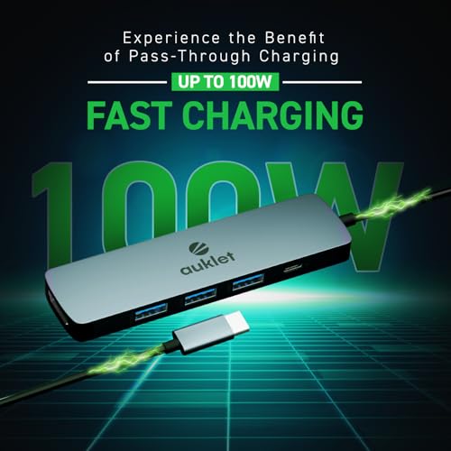 USB C Hub Docking Station, 5-in-1 Aluminium USB C Hub,4K HDMI@30HZ,100 W Power Delivery, Compatibile with iOS, Windows and Linux | Laptops, Televisions & Desktops | Plug and Play (Black) 4 41Zp2CJb6FL