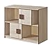 Produktbild Jugendzimmer - Kommode Elias 17, Farbe: Hellbraun / Braun - Abmessungen: 79 x 96 x 40 cm (H x B x T)