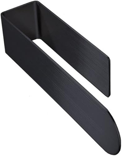 szhdxsy - Toallero de mano SUS 304 de acero inoxidable cepillado, toallero autoadhesivo 3M, toallero para baño, color negro