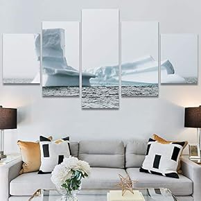 SIGNWIN 5 Panel Canvas Wall Art Modern Art...