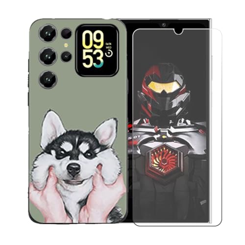 CongJiaLingXi�P�[�X�K�p �� Oukitel C62 GT (6.88") �K�p �� �d�����ꂽ�K���X�X�N���[���v���e�N�^�[�A�_�炩���V���R�[���V�F���o���p�[�h�Ռ�TPU�ی�J�o�[�������,LLM8