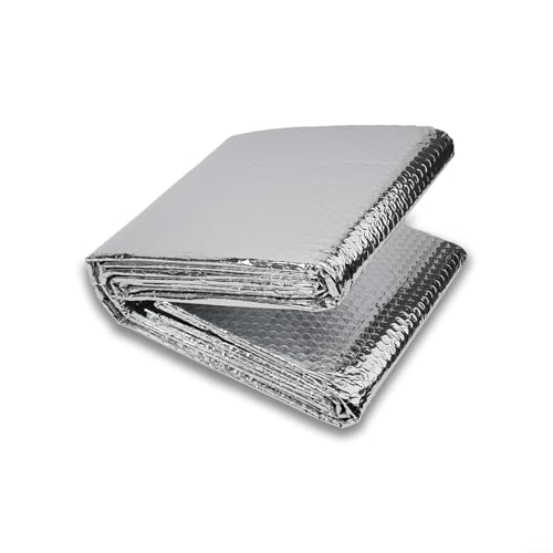 Película aislante para radiador de 5 metros: lámina reflectante de calor de aluminio doble cara 2