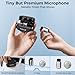 ZealSound Mini Wireless Lavalier Microphone for iPhone iPad Android Tablets PC(USB-C/Lightning) - Noise Reduction/33H Battery Life with Charging Case,Lapel Mic for TikTok,Podcast,ASMR,YouTube Videos