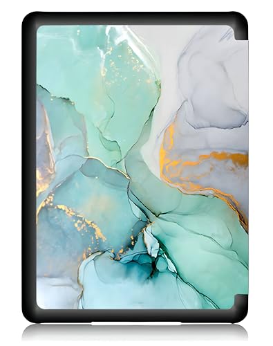 Image of ProElite Cover Case for Kindle Paperwhite 12th Gen 7 inch Case, Slim Smart Flip case Cover for Amazon Kindle Paperwhite 12th Generation 7 inch 2024, Marble Green